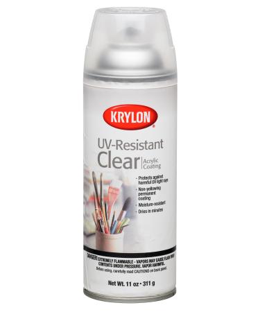 Krylon K01305 Gallery Series Artist and Clear Coatings Aerosol  11-Ounce  UV-Resistant Clear Gloss Gloss 11 Ounce (Pack of 1) UV-Resistant Gloss Aerosol