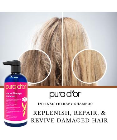 Pura D Intense Therapy Shampoo 16 fl oz - Repair & Hydrate | Best Hair Care - Buy Online on SooperMarket.com
