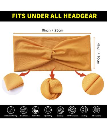 Yeshan 12 Pack Wide Twist Headbands for Women - No Slip Yoga & Workout Hair Bands in Solid Colors - Buy Online on SooperMarket.com