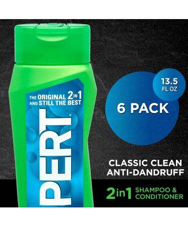 Pert 2 in 1 Anti-Dandruff Shampoo and Conditioner 13.5 fl. oz (Pack of 6) - Best for Dandruff Control and Hair Care - Buy Online on SooperMarket.com