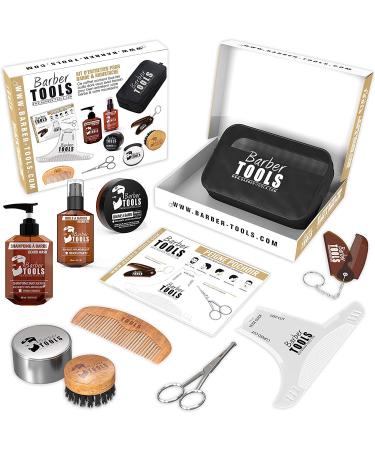 BARBER TOOLS Kit/Beard care set/Beard set/Beard and shave | Cosmetics Made in French