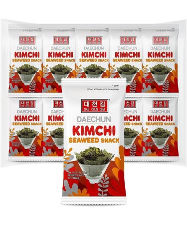 Daechun Kimchi Seaweed Snacks (Choi''s1) 20 Pack Vegan Keto Product of Korea