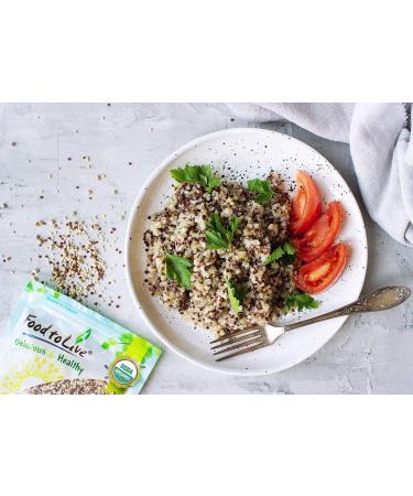 Organic Super Grains Blend 12oz - Millet, Buckwheat, Quinoa Mix | Non-GMO, Vegan Superfood - Bulk 0.75lbs - Buy Online on SooperMarket.com