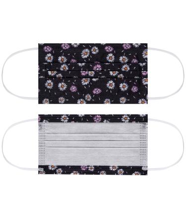 NU R 10pcs Floral 3 Ply Disposable Face Mask with Filter Layer & Elastic Earloop - FLORAL-017 | Retail Sealed Bags - Buy Online on SooperMarket.com