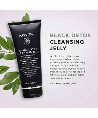 Apivita Black Detox Cleanser 150ml - Purifying Face Wash | Buy Online Internationally - Buy Online on SooperMarket.com