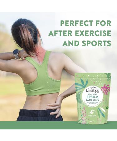 Lavology Epsom Bath Salts - 1kg Pack of 1 - All Natural Ingredients for Soothing Relaxation - Buy Online on SooperMarket.com