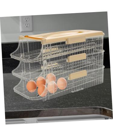 Alipis Clear Automatic Stackable for Plastic Fridge Dispenser Storage Tray Multi-Layer Organizer with - Buy Online on SooperMarket.com