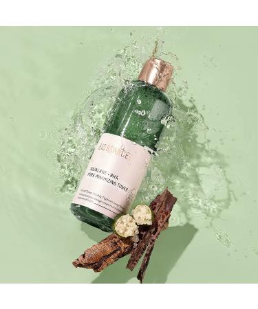 Biossance Squalane + BHA Pore Minimizing Toner - 4.5 fl oz | Clearer, Smaller-Looking Pores | Gently Exfoliates and Hydrates for Smooth Skin - Buy Online on SooperMarket.com