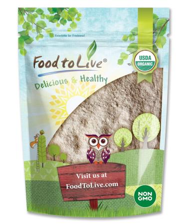 Organic Barley Flour, 4 Pounds  Non-GMO, Stone Ground from Whole Hulled Barley, Fine, Kosher, Vegan, Bulk. Rich in Fiber. Perfect for Flour Blends. Great for Baking. Product of the USA. 4 Pound (Pack of 1)