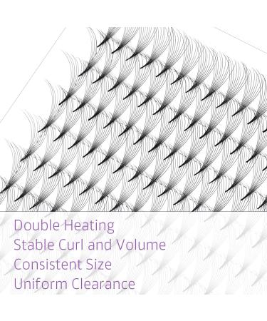 EMEDA 8D 0.07 C Mix 8-14mm Premade Fans Eyelash Extensions - Pointy Base Thin Base - Stable C Curl - Volume Lash Extensions - Buy Online on SooperMarket.com