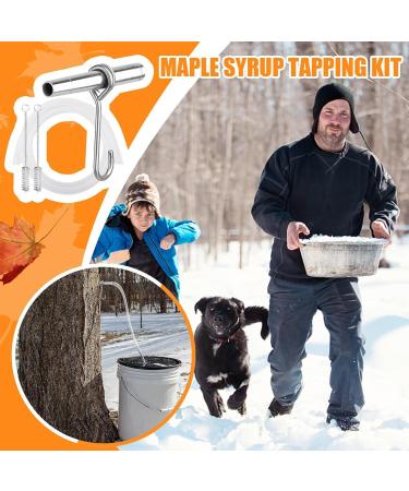 Premium Stainless Steel Maple Syrup Taps - Reusable Tree Water Taps for Family Farms & Gardens - Buy Online on SooperMarket.com