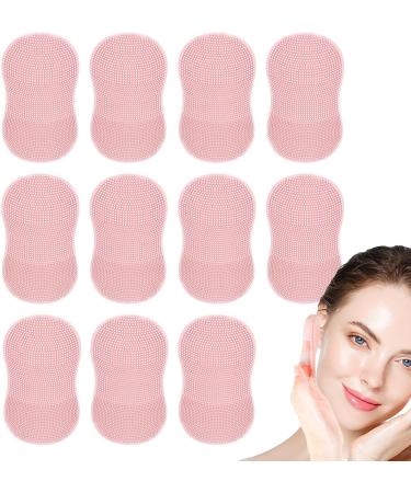 Face Scrubber Manual | Scrubbing Finger Handle Face Brush in Silicone Ergonomic Grip Women Men Face Scrubber for Massaging for Travelling Dormitory Pink - Buy Online on SooperMarket.com