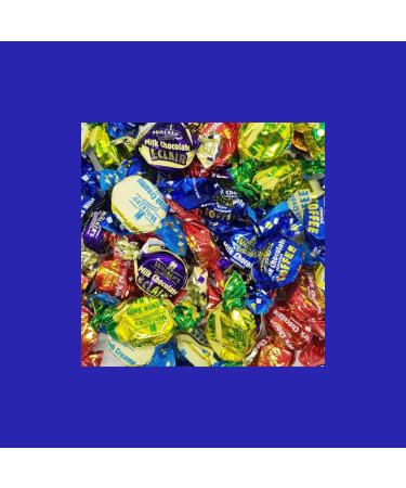 Toffee Sweets Walkers Assorted Selection with Chocolate Eclairs x 2 Bags 300g Bundle with Silver Window Lid Refillable On-the-Go Tin - Buy Online on SooperMarket.com