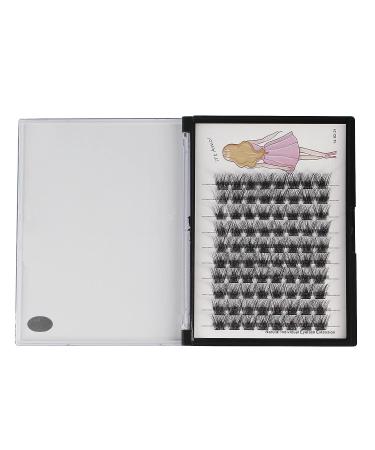 Bodermincer D Curl Wide Cluster Individual Lashes - 10MM | 3D Russian Volume Mink Eyelash Extensions - Buy Online on SooperMarket.com
