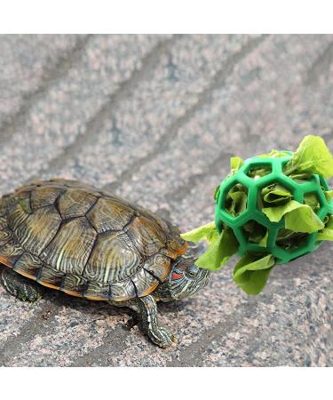 Lodczioe Turtle Treat Feeder Ball | Grass & Veggie Dispenser for Small Pets - Optimal Nutrition & Fun - Buy Online on SooperMarket.com