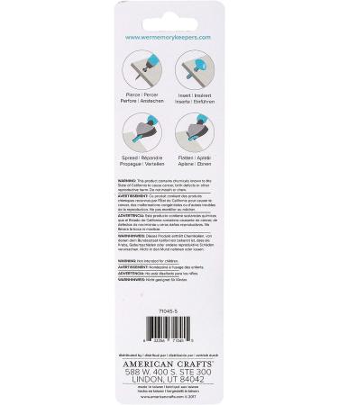 We R Memory Keepers Brad Setter & Piercing Tool - White | Crafting Essential - Buy Online on SooperMarket.com