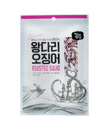 JRND Foods Roasted Squid Legs: Korean Snacks with Real Seafood Taste - Healthy Asian Snackfood Three Pack - Buy Online on SooperMarket.com