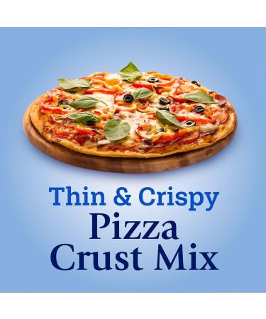 Pillsbury Thin and Crispy Pizza Crust Mix 6.5 Oz Pouch (Pack of 2) Bundle With Snack Scout Whisk - Buy Online on SooperMarket.com