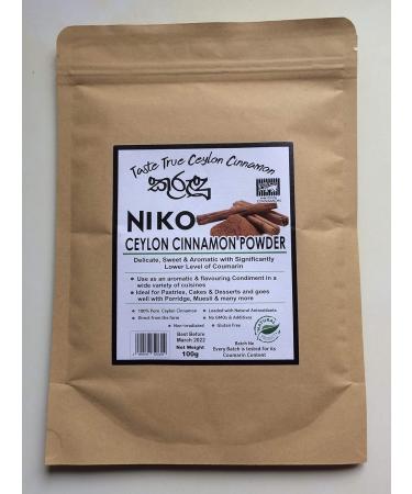 NIKO Ceylon Cinnamon Powder - 200g Pack | Pure & Aromatic | No GMOs | Direct from Sri Lankan Plantation - Buy Online on SooperMarket.com