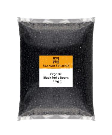 Organic Black Turtle Beans 1kg by Manor Springs Organic