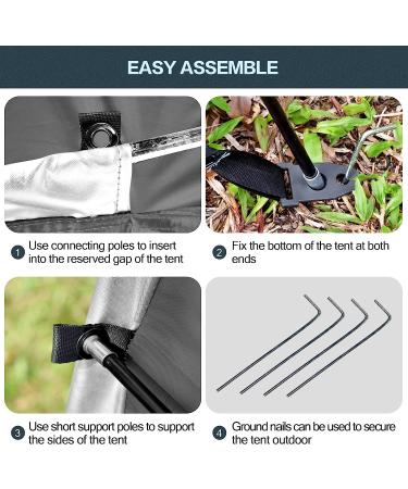 Foldable Outdoor Bike Cover Storage Tent | Waterproof Storage for Bikes, Garden Tools, Lawn Mower | AU-94R - Buy Online on SooperMarket.com