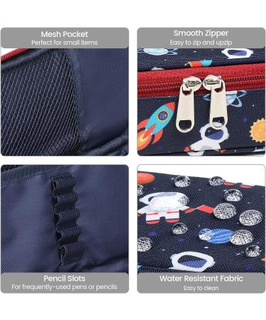 Cambond Big Capacity Pencil Case Cute Pencil Case for Boys Kids Large Storage Pencil Pouch for School Pencil Case Only Dark Blue Space - Buy Online on SooperMarket.com