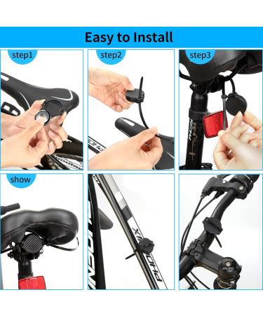 AirTag Bicycle Saddle Mount | Hidden Bike Mount for AirTag | Includes 8 Cable Ties | Compatible with Bicycles & E-Bikes | Black - Buy Online on SooperMarket.com