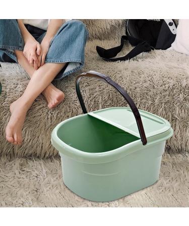 Folpus Foot Soaking Bath Basin Foot Bath Soak Tub Foot Bath Bucket Foot Bath SPA Soak Tub for Camping Green - Buy Online on SooperMarket.com