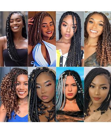 Xusuperb 16-Inch Short Pre-Stretched Braiding Hair - Color 30 Kanekalon Extensions | 6 Packs Yaki-Textured Soft Braids - Buy Online on SooperMarket.com