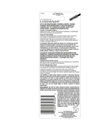 L'Oreal Paris Voluminous Lash Paradise Waterproof Mascara, Blackest Black, 0.25 Fl Oz - Pack of 1 - Buy Online on SooperMarket.com