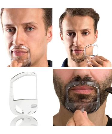 DADYOUPIN Goatee Styling Templates Set - 5 Sizes | Beard Trimming Stencils & Tools for Men's Trendy Goatee Styles - Buy Online on SooperMarket.com