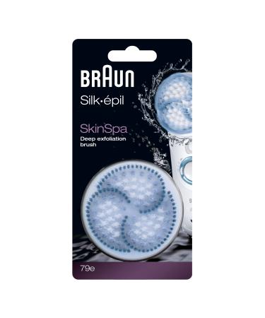 Braun Silk- pil 79e Brush Refill Pack - Designed for Braun's Skinspa Exfoliating Brush - Replacement Brush