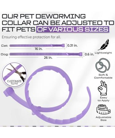 Dog Repellent Treatment Dog Repellent Collars Adjustable Small-Medium-Large Dog Repellent Collar Natural Repellent Collar for Dogs Waterproof Reflective Dog Repellent (Single Pack Purple) Single Pack Dog Purple - Buy Online on SooperMarket.com