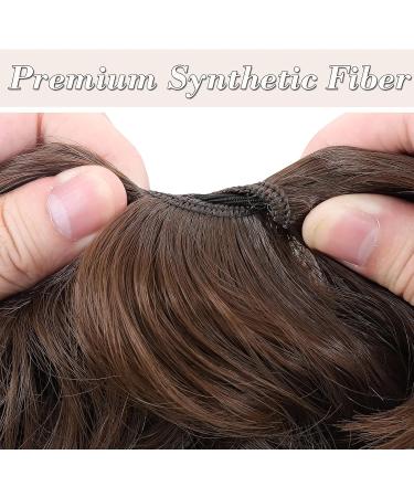 Maroon Bun Extensions - Thick Updo Hairpiece for Wavy Curly Hair - 45g Brown - Buy Online on SooperMarket.com