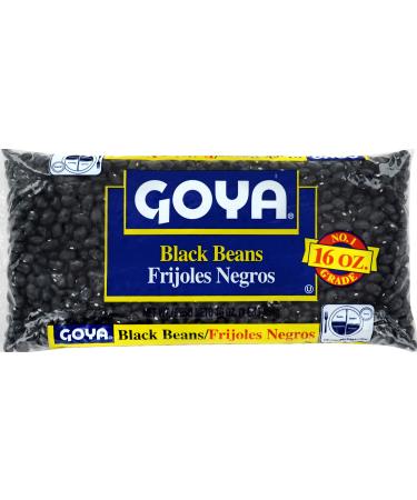 Goya Black Beans, Dry, 1 Pound Bag