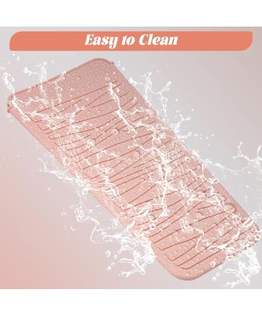 Large Heat Resistant Mat | Professional Silicone Pad for Curling Irons & Hair Tools | Pink Heat Mat for Safe Use - Buy Online on SooperMarket.com