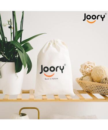 JOORY Natural Exfoliating Loofah Sponge - 3 Pack Egyptian Body Scrubber | Biodegradable Shower Luffa Pad - Buy Online on SooperMarket.com