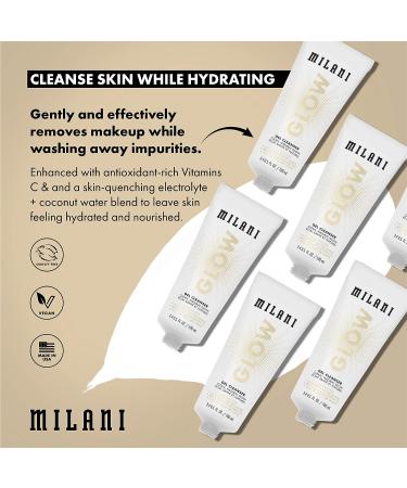 Milani Glow Gel Cleanser - Hydrating Face Cleanser (3.4 Fl.Oz.) - Buy Online on SooperMarket.com