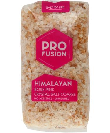 Profusion Organic Himalayan Rose Pink Crystal Salt Coarse 500g 1