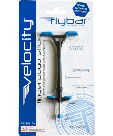 Flybar Mini Velocity Finger Pogo Stick - Blue | Real Spring Action - Buy Online on SooperMarket.com