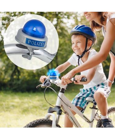 Smart Planet JO-20626-NEW Bicycle Bell for Children - Blue Plastic Police Design - Medium Size - International Shipping Available - Buy Online on SooperMarket.com