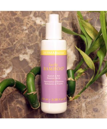DERMAdoctor Lucky Bamboo Quench & Set Essence Spray - Hydrating Facial Mist | 3.38 oz - Best for All Skin Types - International Shipping Available - Buy Online on SooperMarket.com