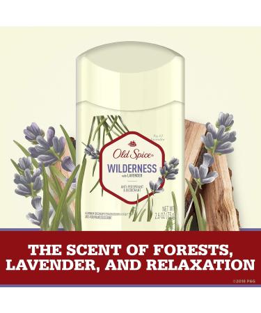 Old Spice Antiperspirant Deodorant for Men Wilderness With Lavender Inspired By Nature Invisible Solid 2.6 Ounce (Pack of 12) - Buy Online on SooperMarket.com