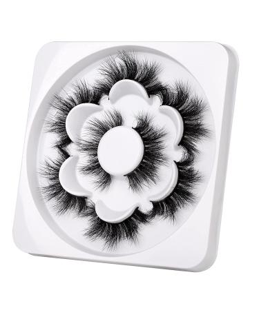 Fluffy 20MM Mink Lashes Pack - 6D Dramatic Volume, Reusable & Soft, Handmade False Eyelashes - Buy Online on SooperMarket.com