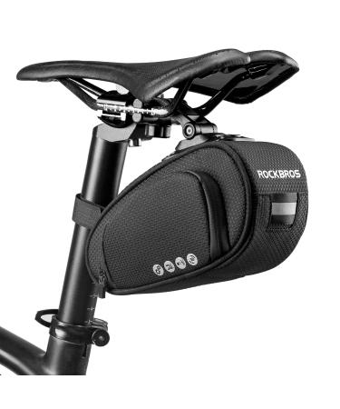 ROCKBROS saddle bag for bicycle Practical bicycle bag with quick release bag for MTB racing bike folding bike approx. 1L