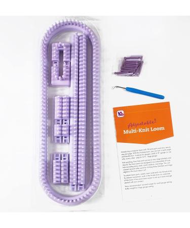 Adjustable Multi-Knit Loom with Small and Large Gauge - Authentic Knitting Board - Buy Online on SooperMarket.com