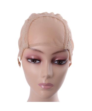 4 X 4 U-Part Lace Wig Caps - Adjustable Wig Caps for Wig Making (Blond S 52cm) | High Quality & Comfort - Buy Online on SooperMarket.com