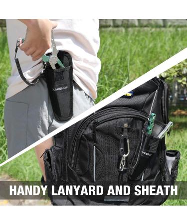 HAUSHOF Aluminum Fishing Pliers and Fish Lip Gripper  Stainless SteelÂ Multi-Function Fishing Pliers Hook Remover with Tungsten Carbide Cutters  Coiled Lanyard and Sheath - Buy Online on SooperMarket.com