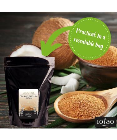 Lotao Organic Coconut Sugar - Healthy Natural Sweetener for Baking, Cooking, Coffee, Tea - Vegan, Non GMO, Gluten Free, Paleo - 35 oz - Buy Online on SooperMarket.com