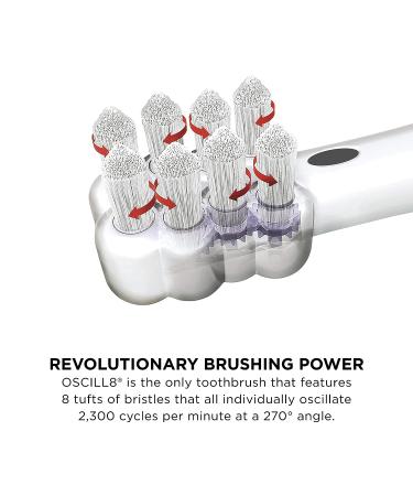 Conair OSCILL8 Rechargeable Power Toothbrush - Rechargeable Electric Toothbrush - Buy Online on SooperMarket.com
